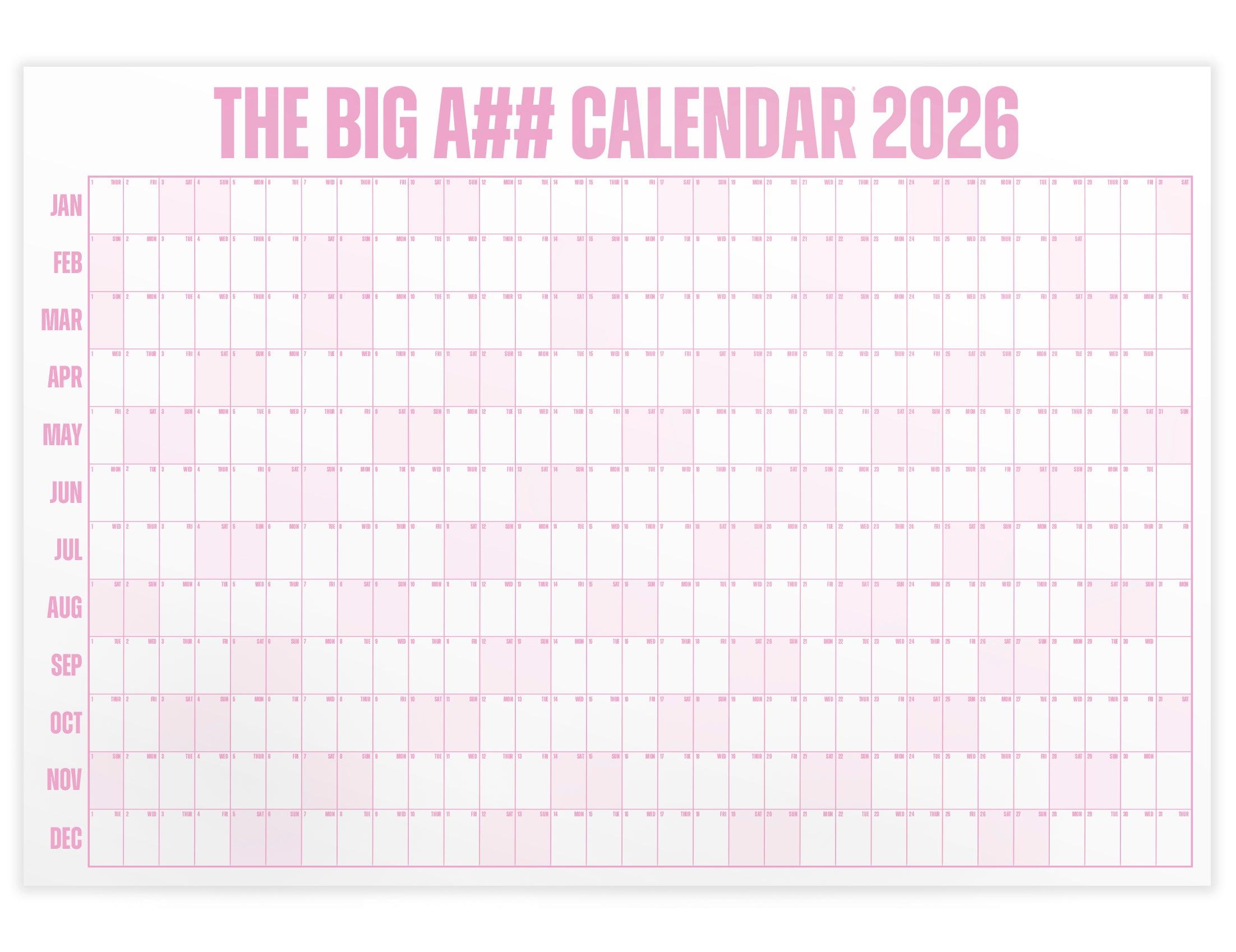 The Big A## Calendar