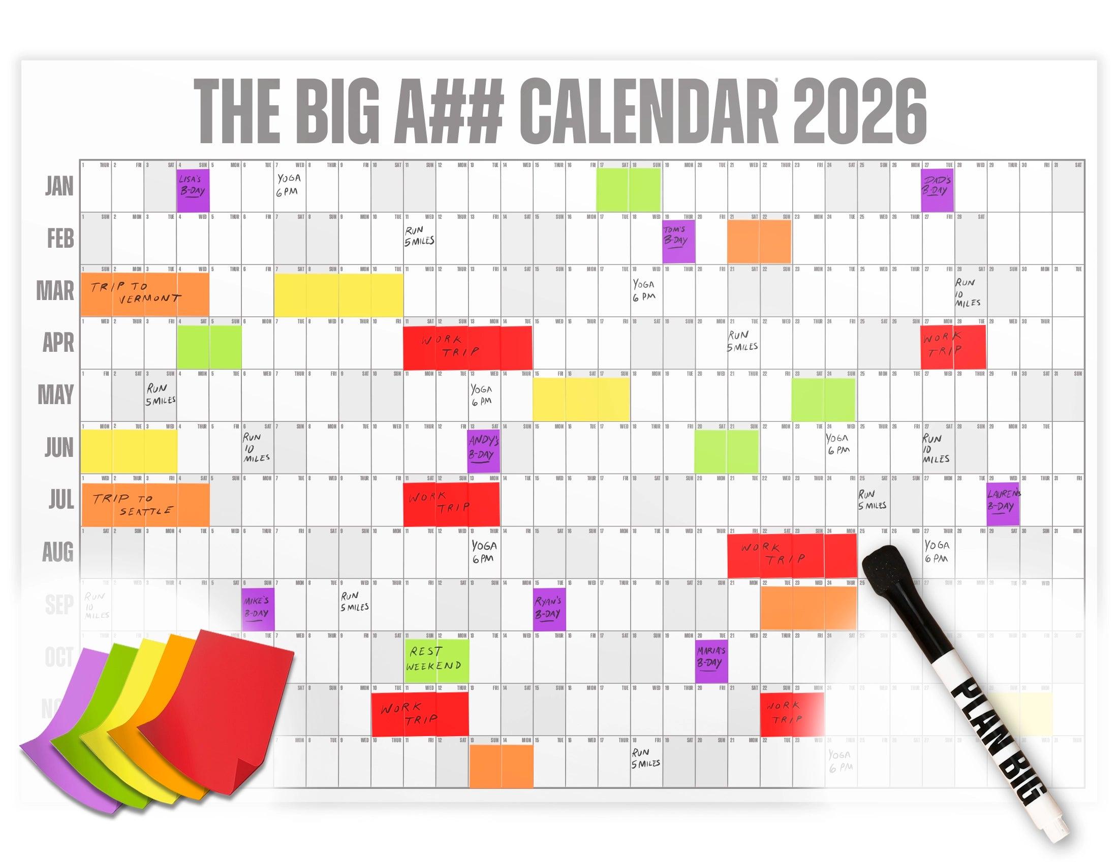 The Big A## Calendar