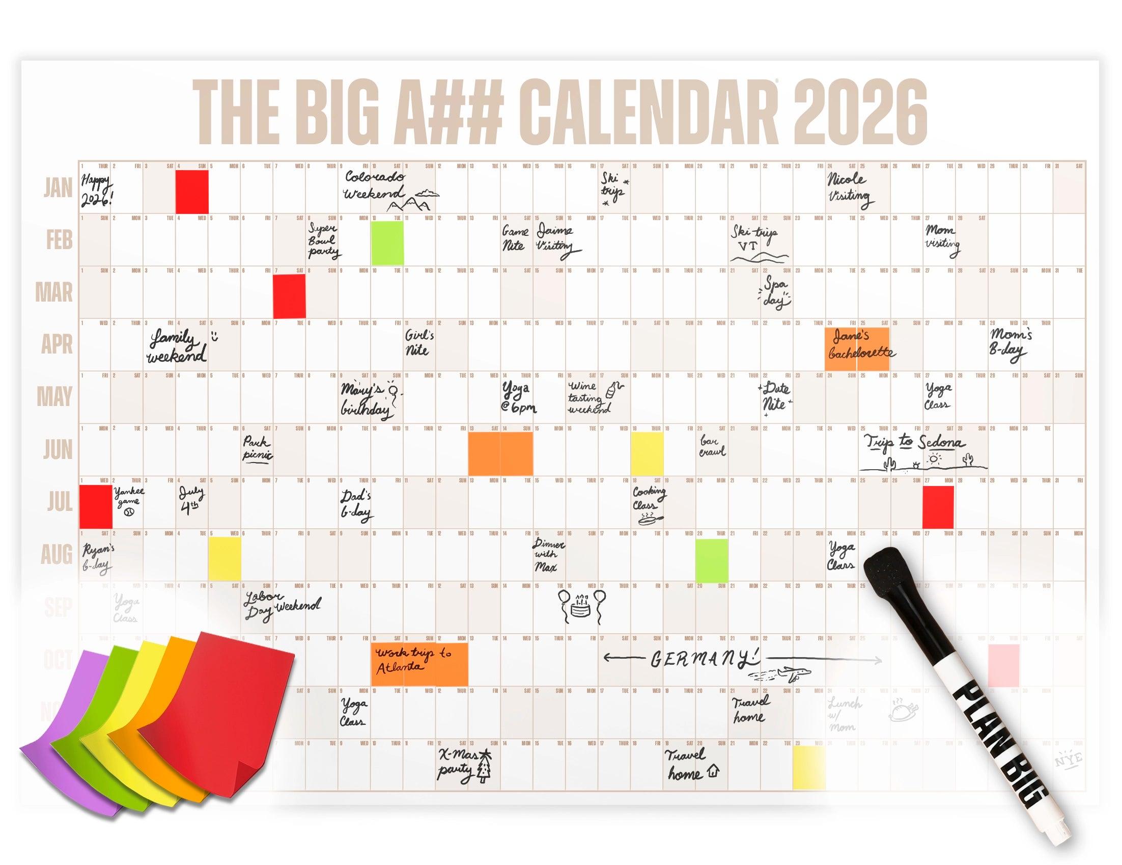 The Big A## Calendar