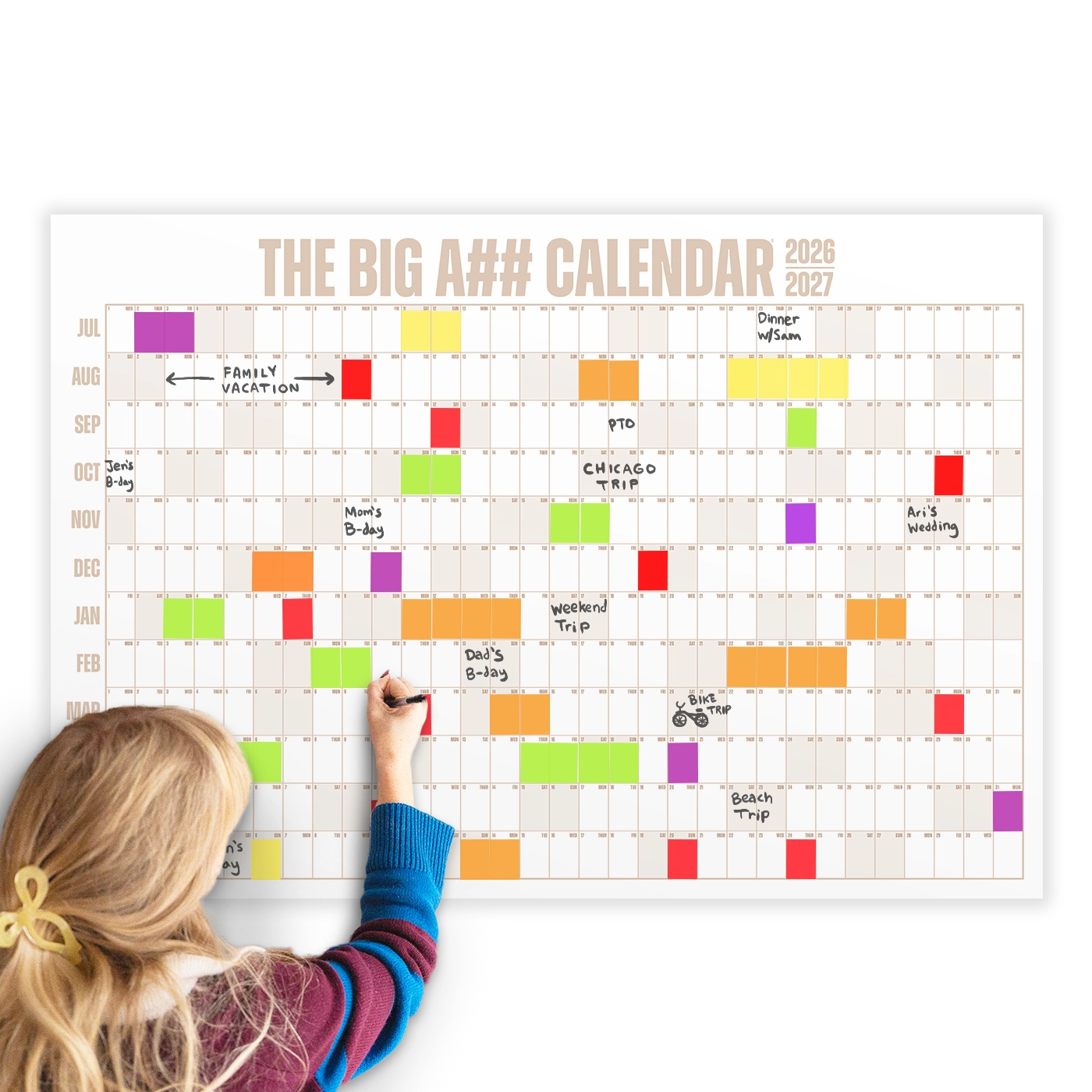 The Big A## Calendar - Academic Year