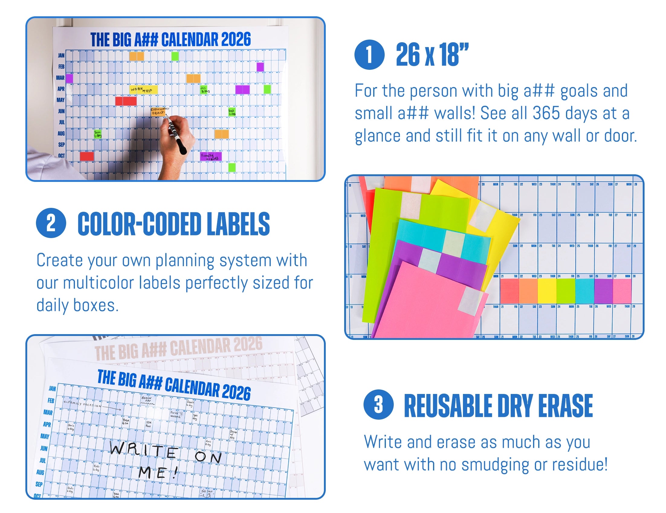 The Mini Big A## Calendar