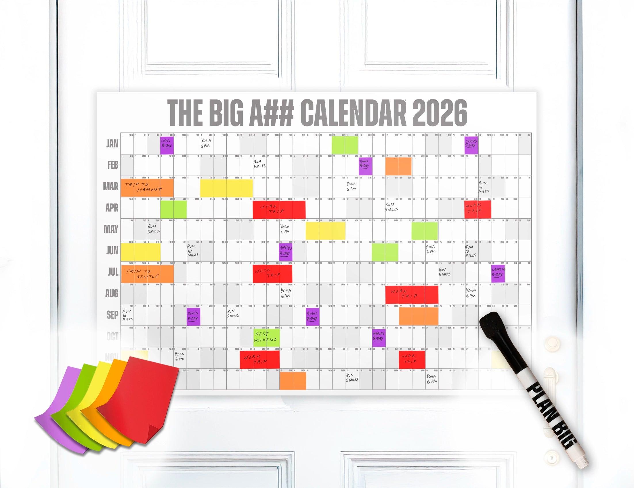 The Mini Big A## Calendar