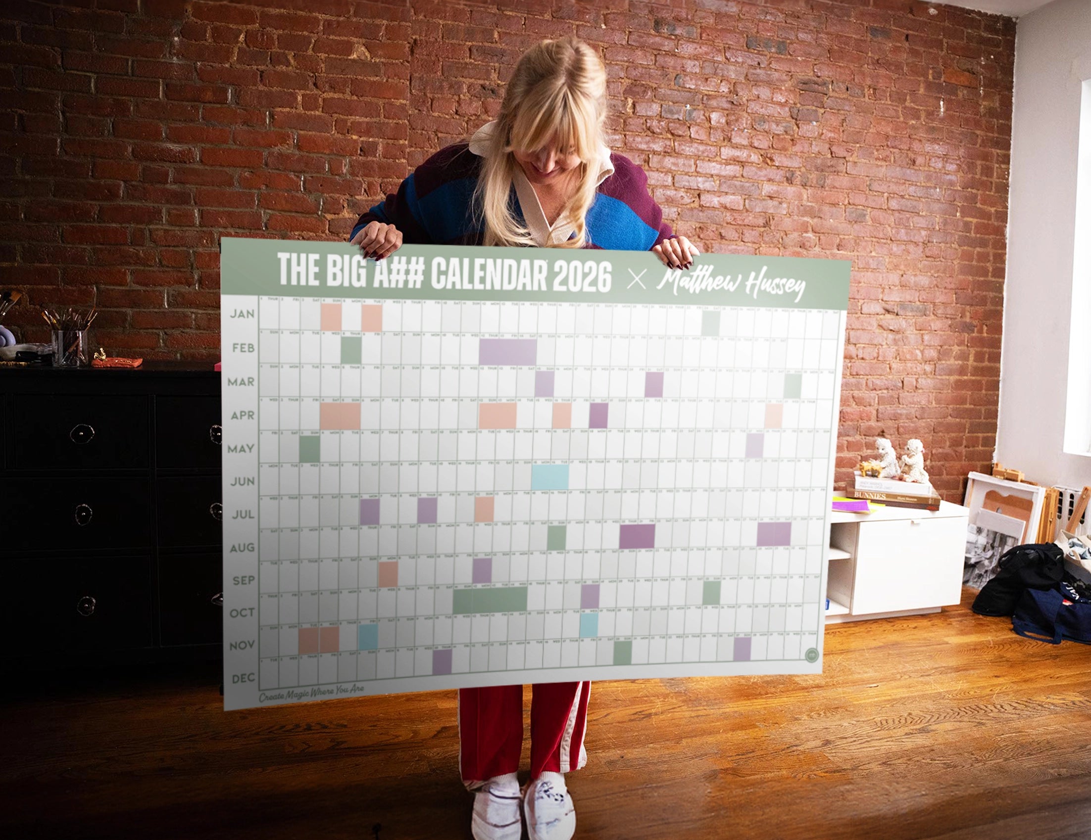 Matthew Hussey's Big A## Calendar