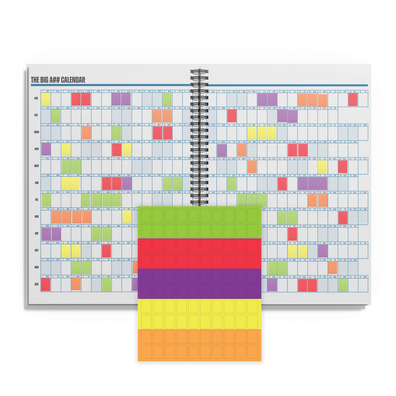 365-Day Planner Stickers