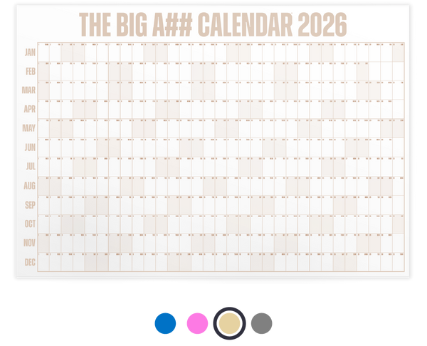 The Big A## Calendar - Neutral