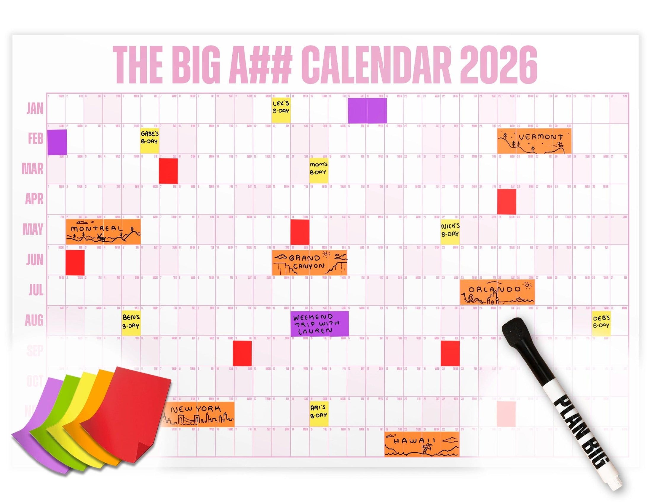 Big A** Calendar