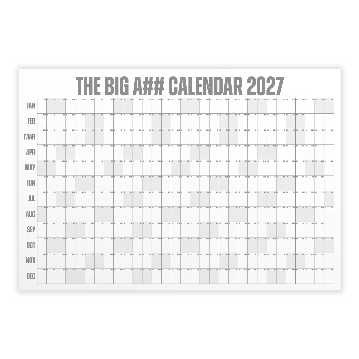 The Big A## Calendar