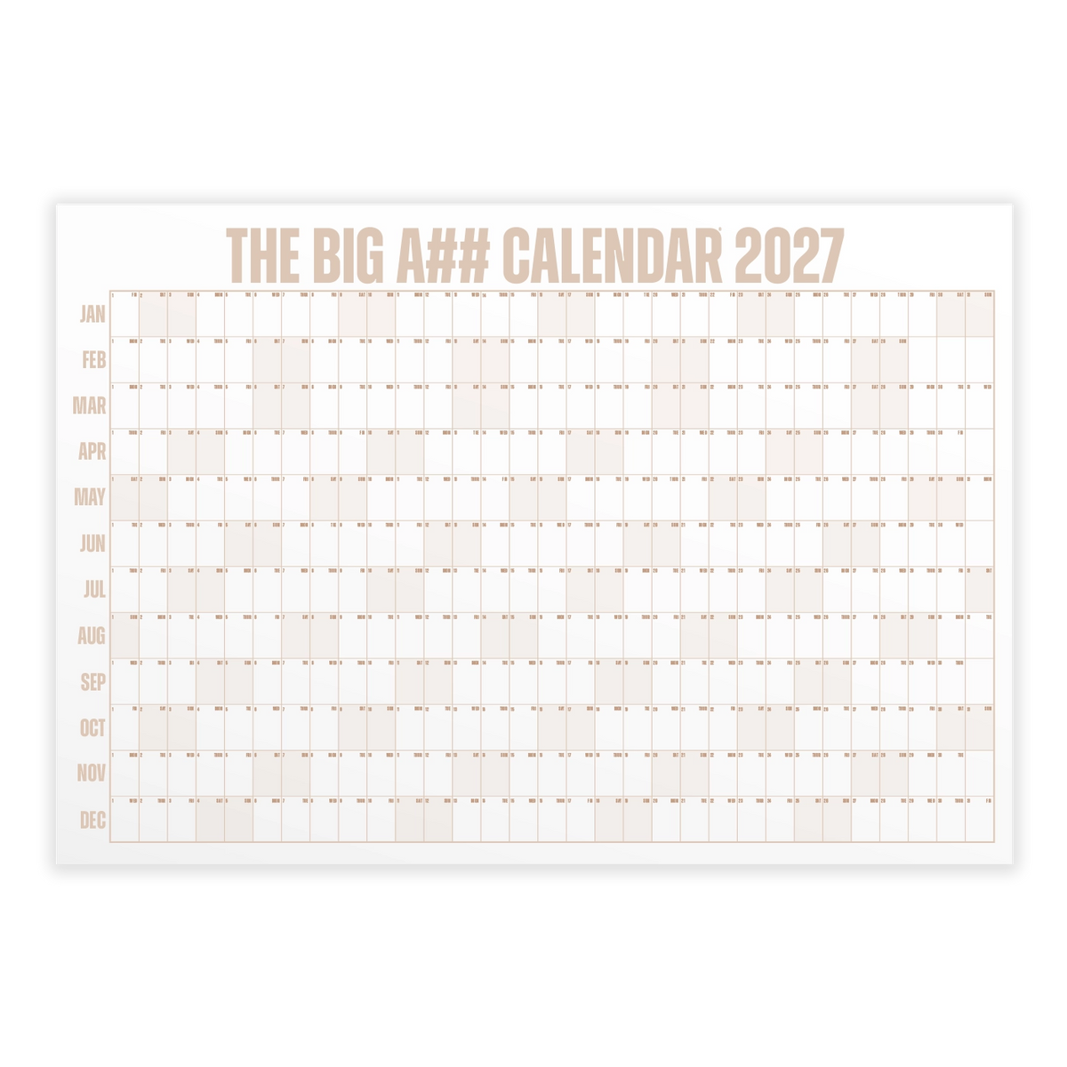 The Big A## Calendar