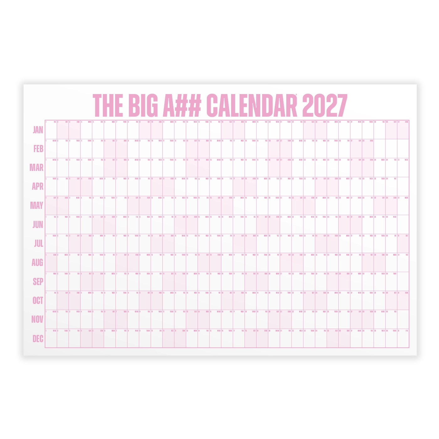 The Big A## Calendar