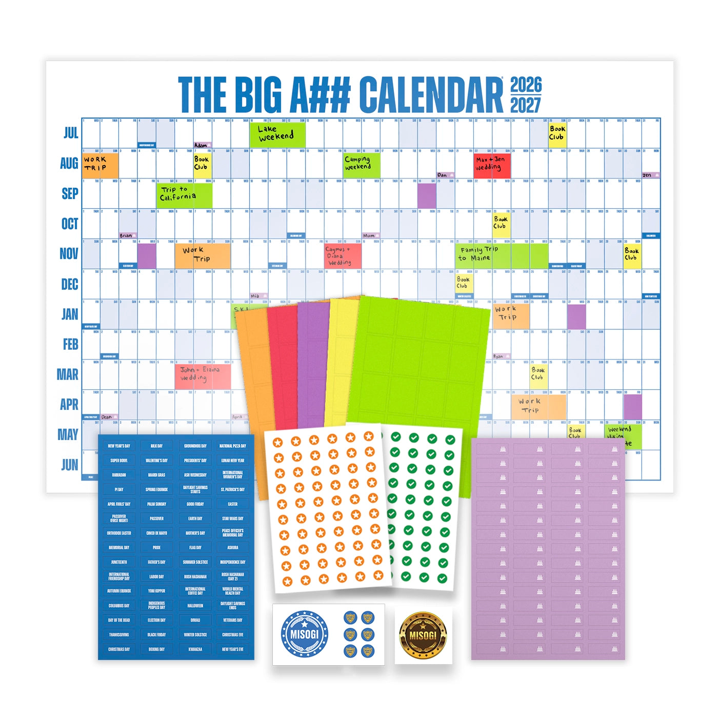 The Big A## Calendar Bundle - Academic Year