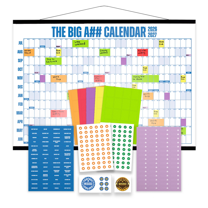 The Big A## Calendar Deluxe Bundle - Academic Year