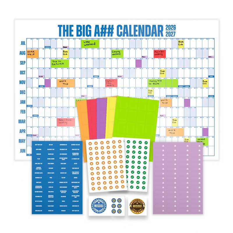 The Big A## Calendar Bundle - Academic Year