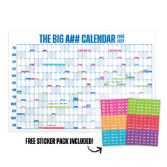 The Big A## Calendar + Free Class Sticker Pack