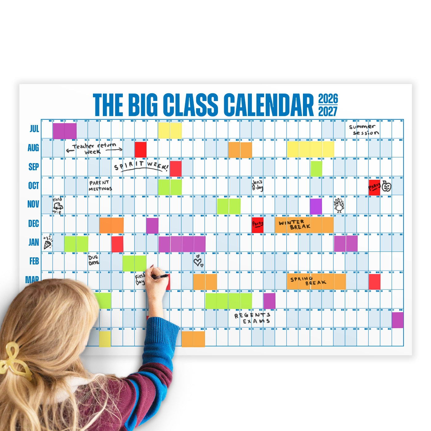 The Big Class Calendar - Academic Year
