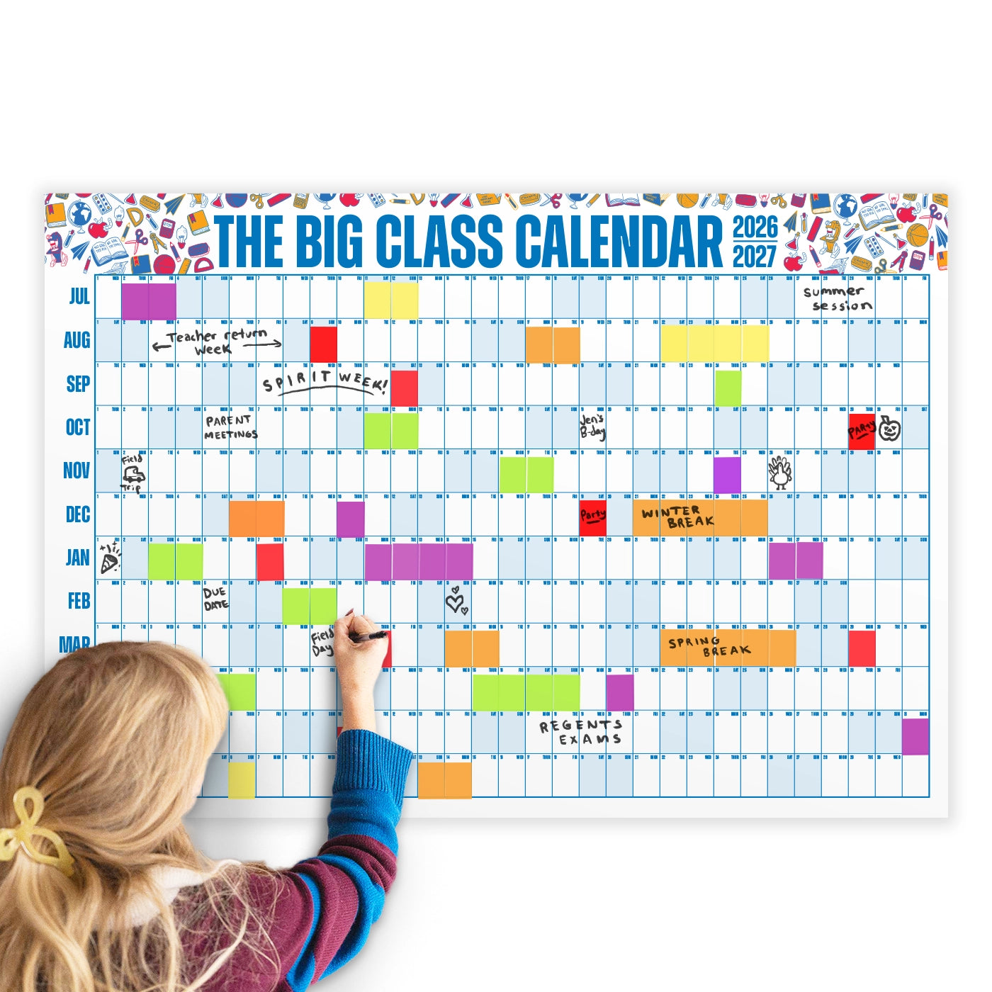 The Big Class Calendar - Academic Year