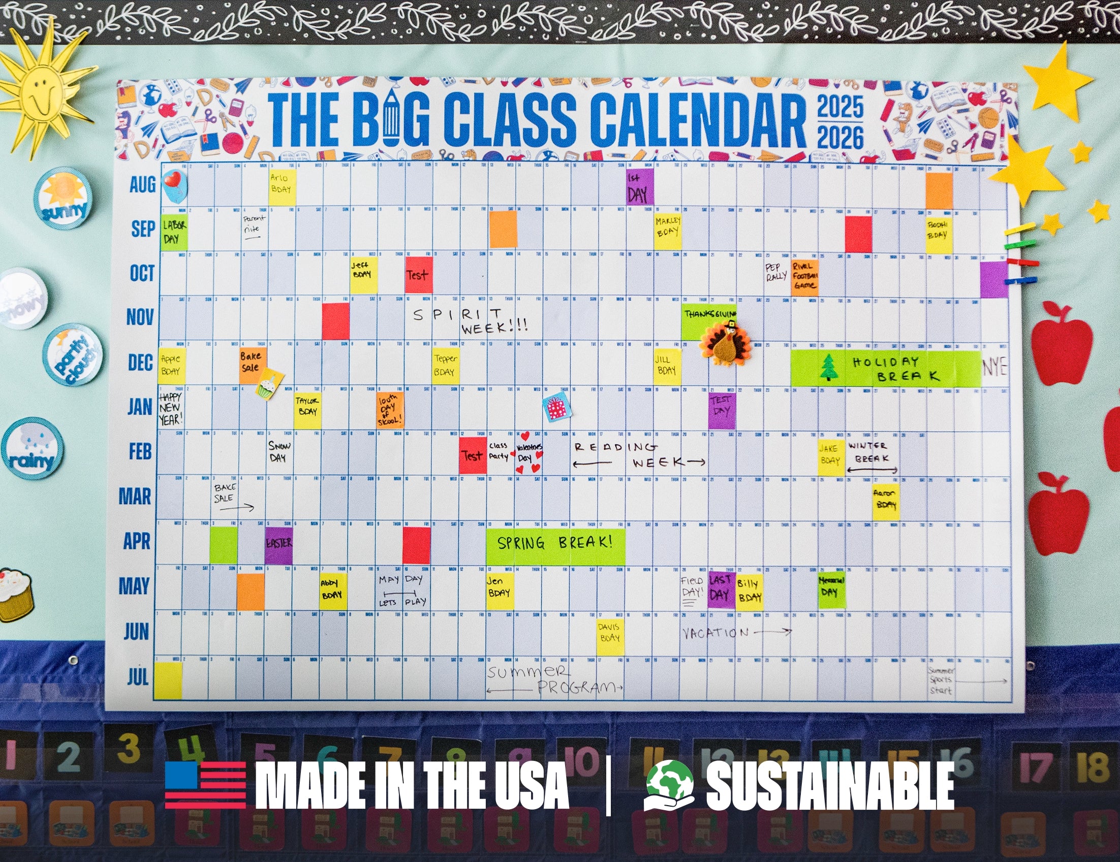 The Big Class Academic Calendar