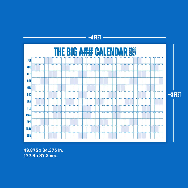The Big A## Calendar + Free Class Sticker Pack