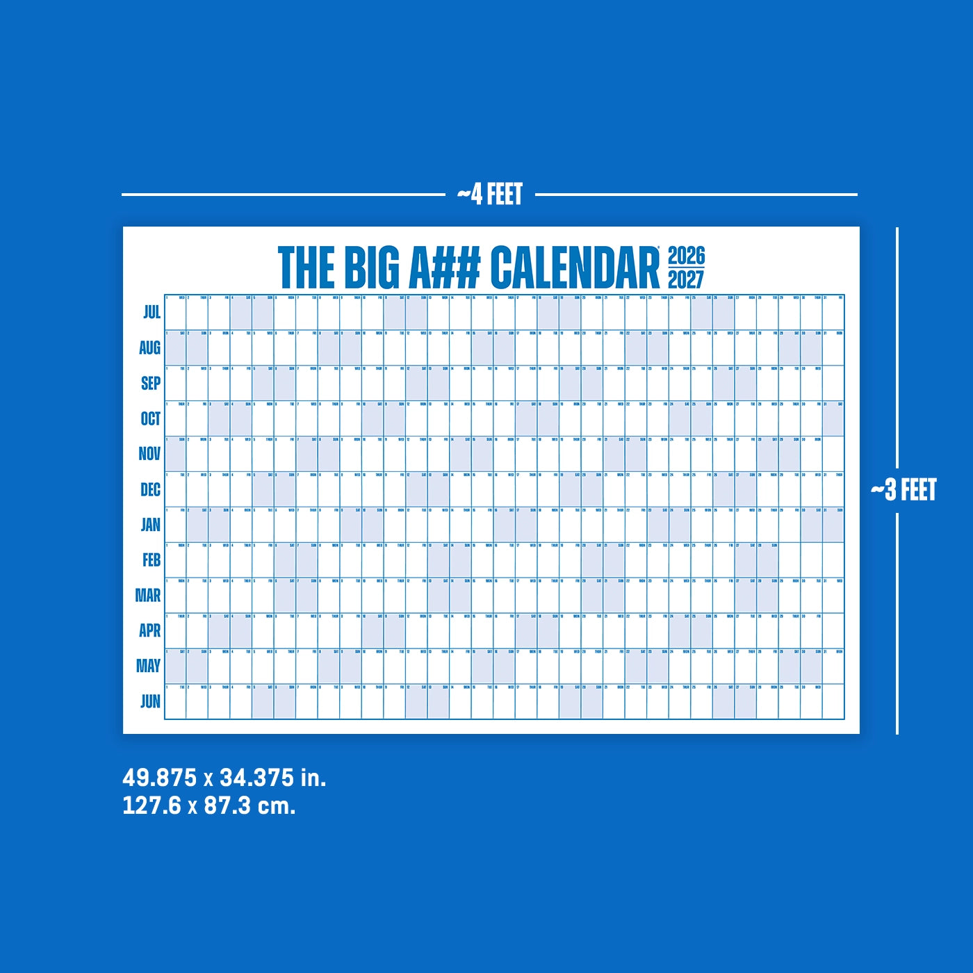 The Big A## Calendar - Academic Year