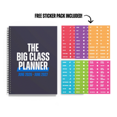 The Big Class Planner + Free Class Sticker Pack