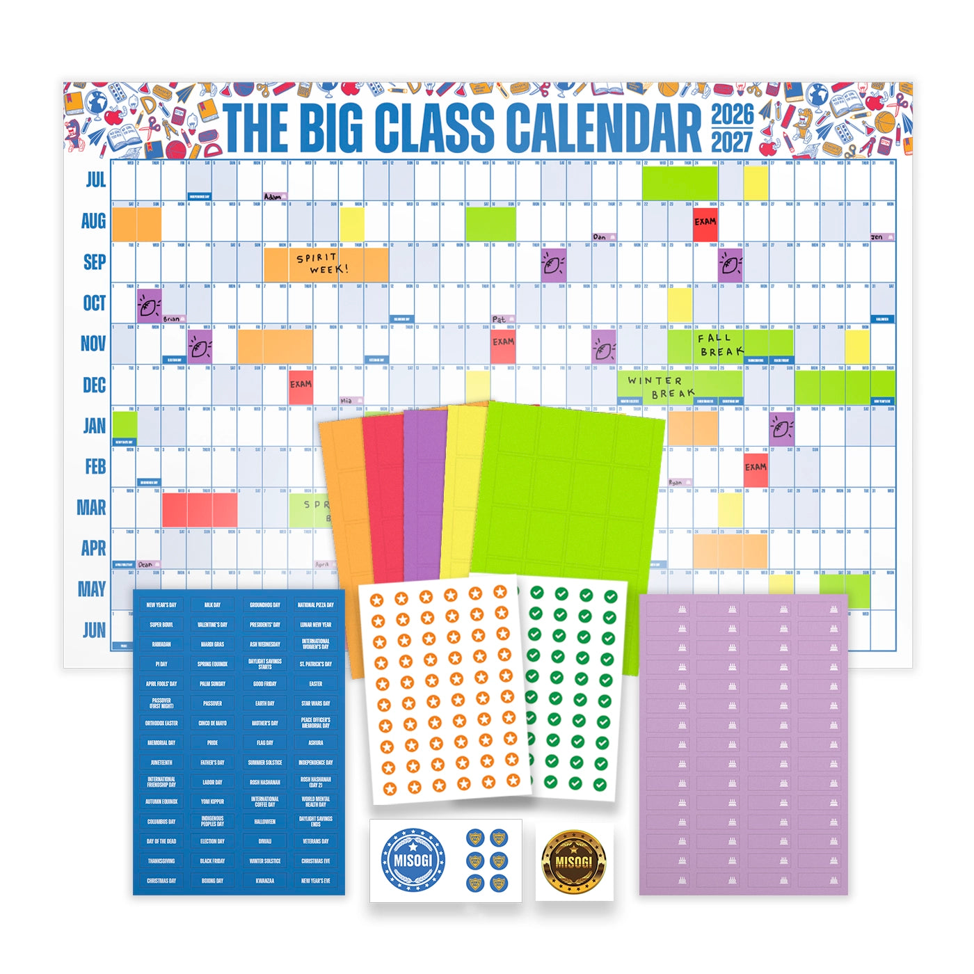 The Big Class Calendar Bundle - Academic Year
