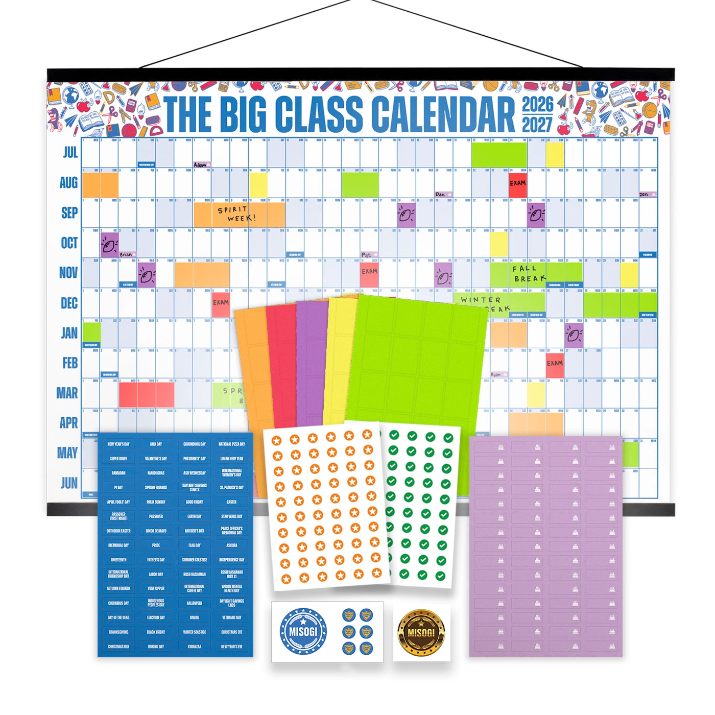 The Big Class Calendar Deluxe Bundle - Academic Year