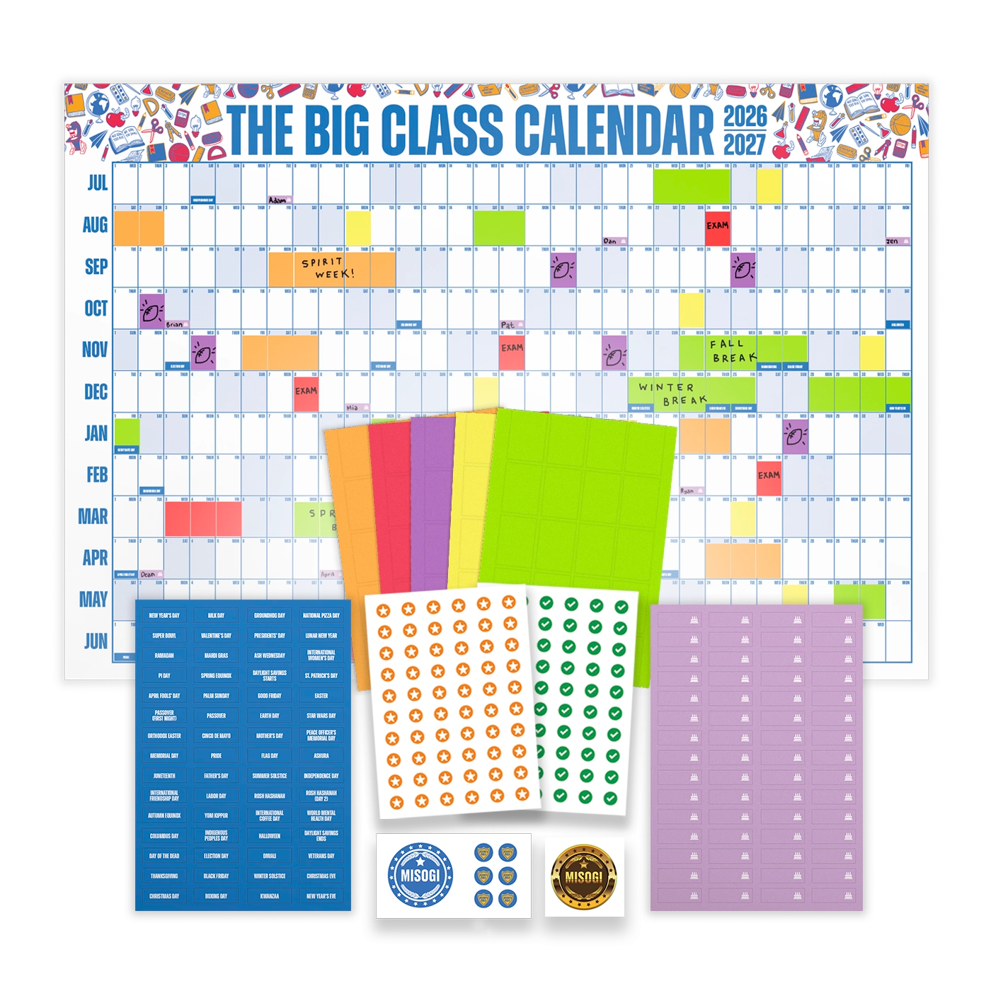 The Big Class Calendar Bundle - Academic Year – The Big A## Calendar Co.