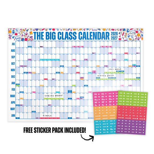 The Big Class Calendar + Free Class Sticker Pack