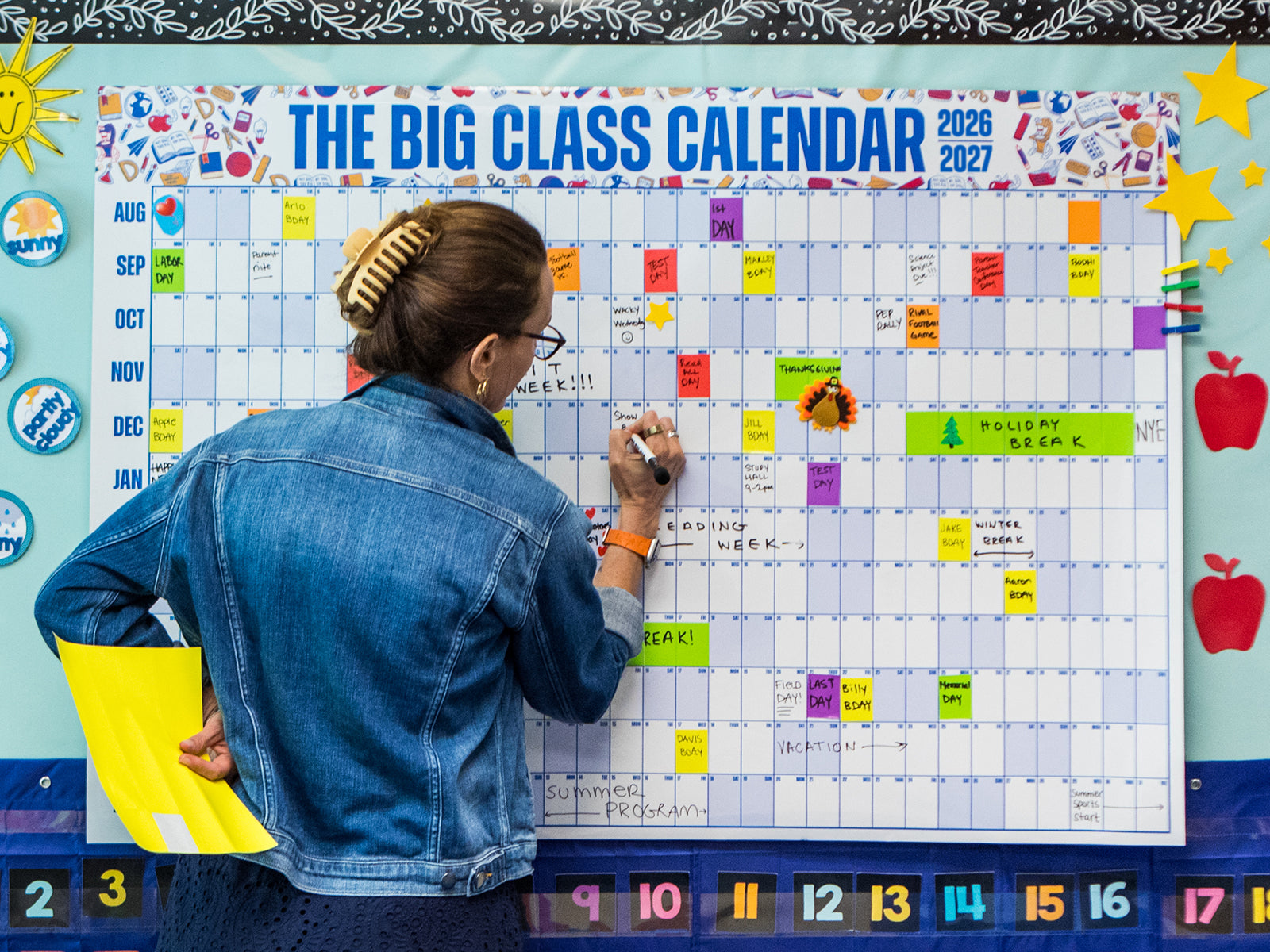 Yearly Dry Erase Wall Calendar | The Big A## Calendar – The Big A
