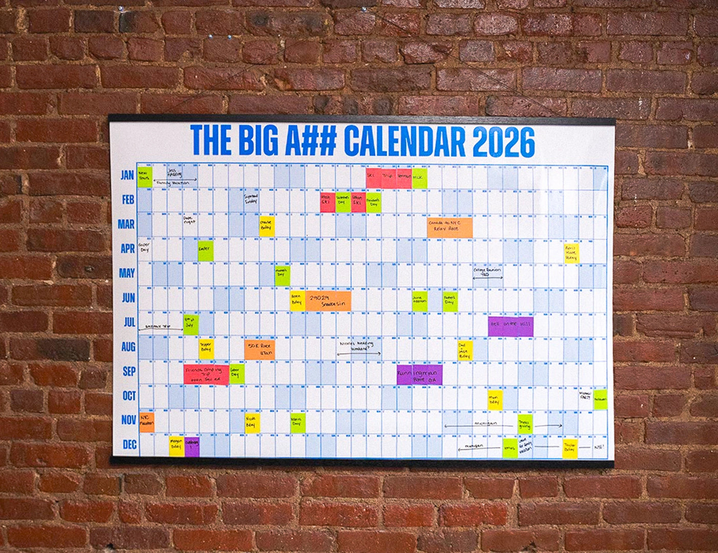Wall Calendar Frame