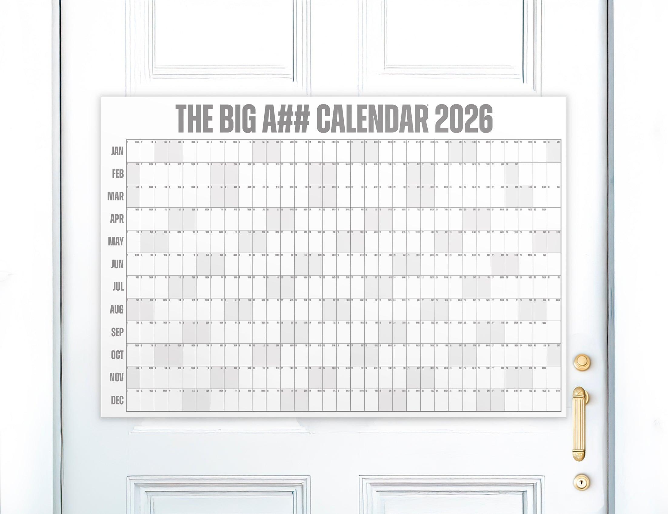 The Big A## Calendar - Door Size