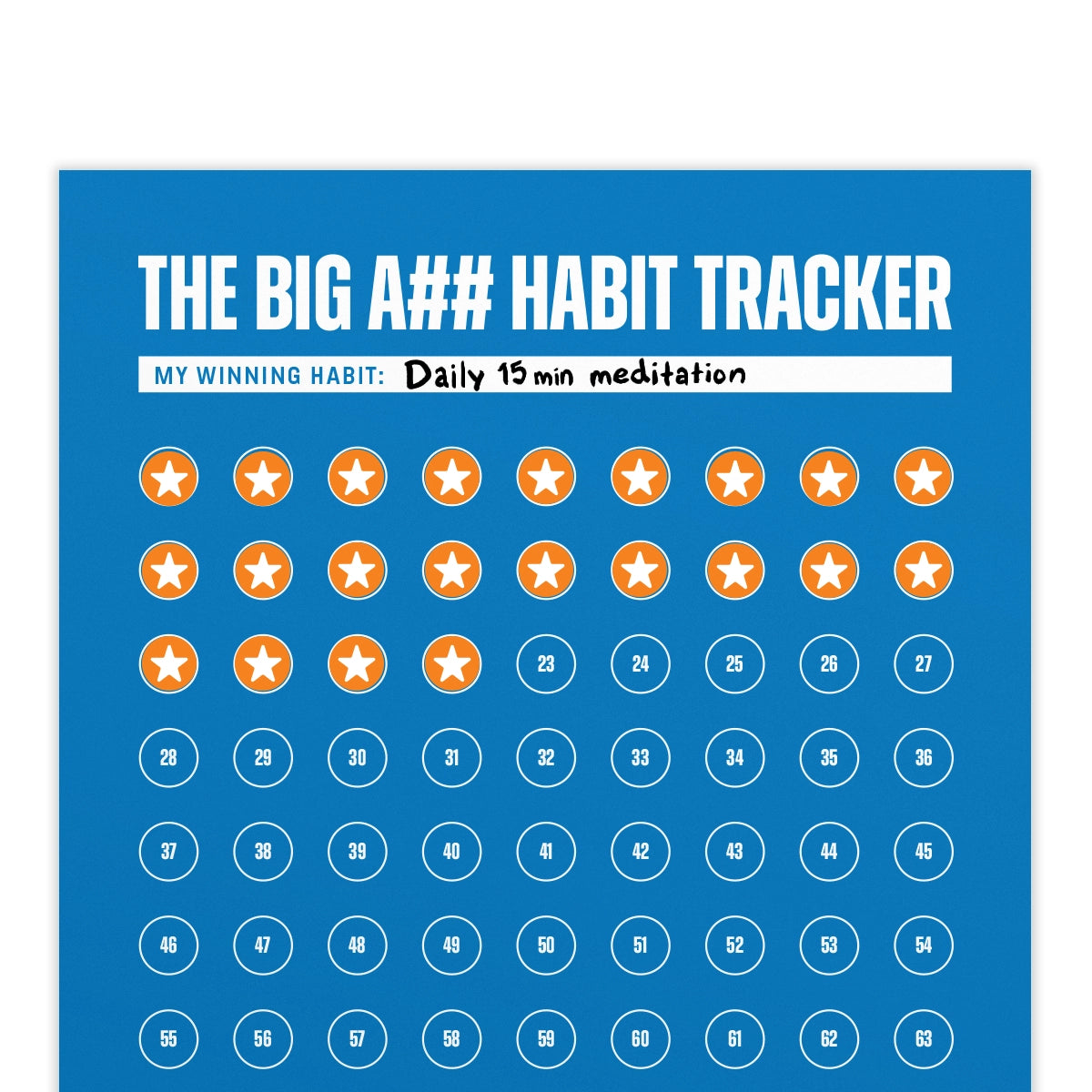 The Big A## Habit Tracker