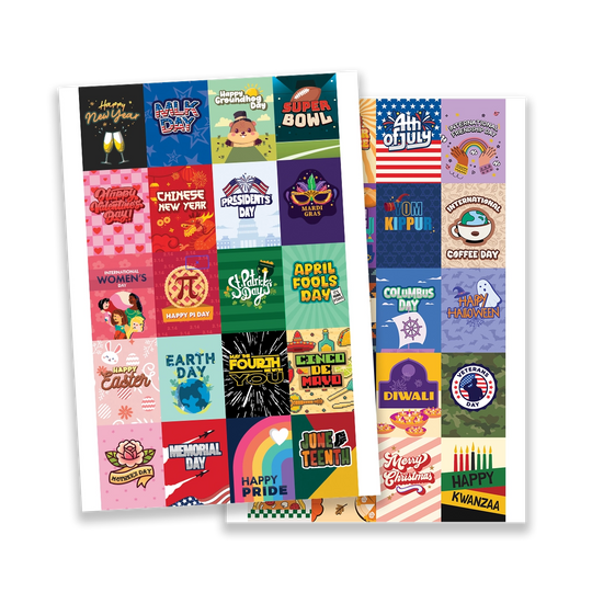 Holiday Art Sticker Pack