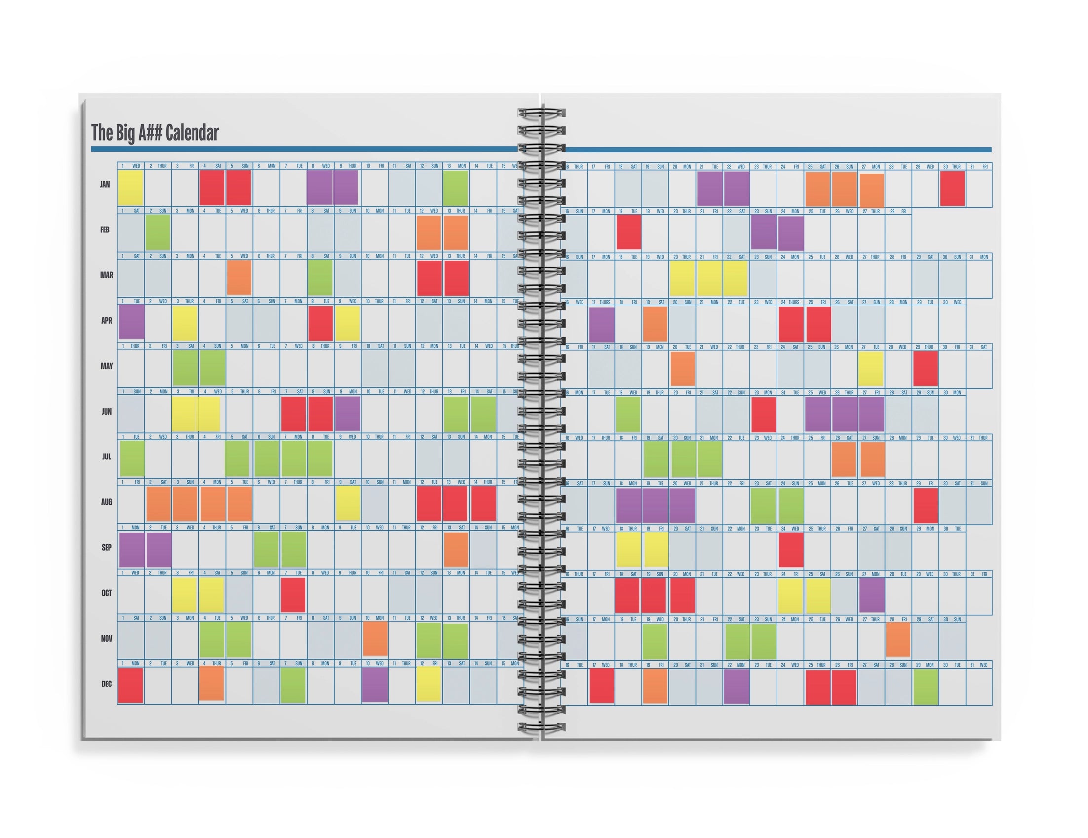 The Big A## Mid-Year Planner