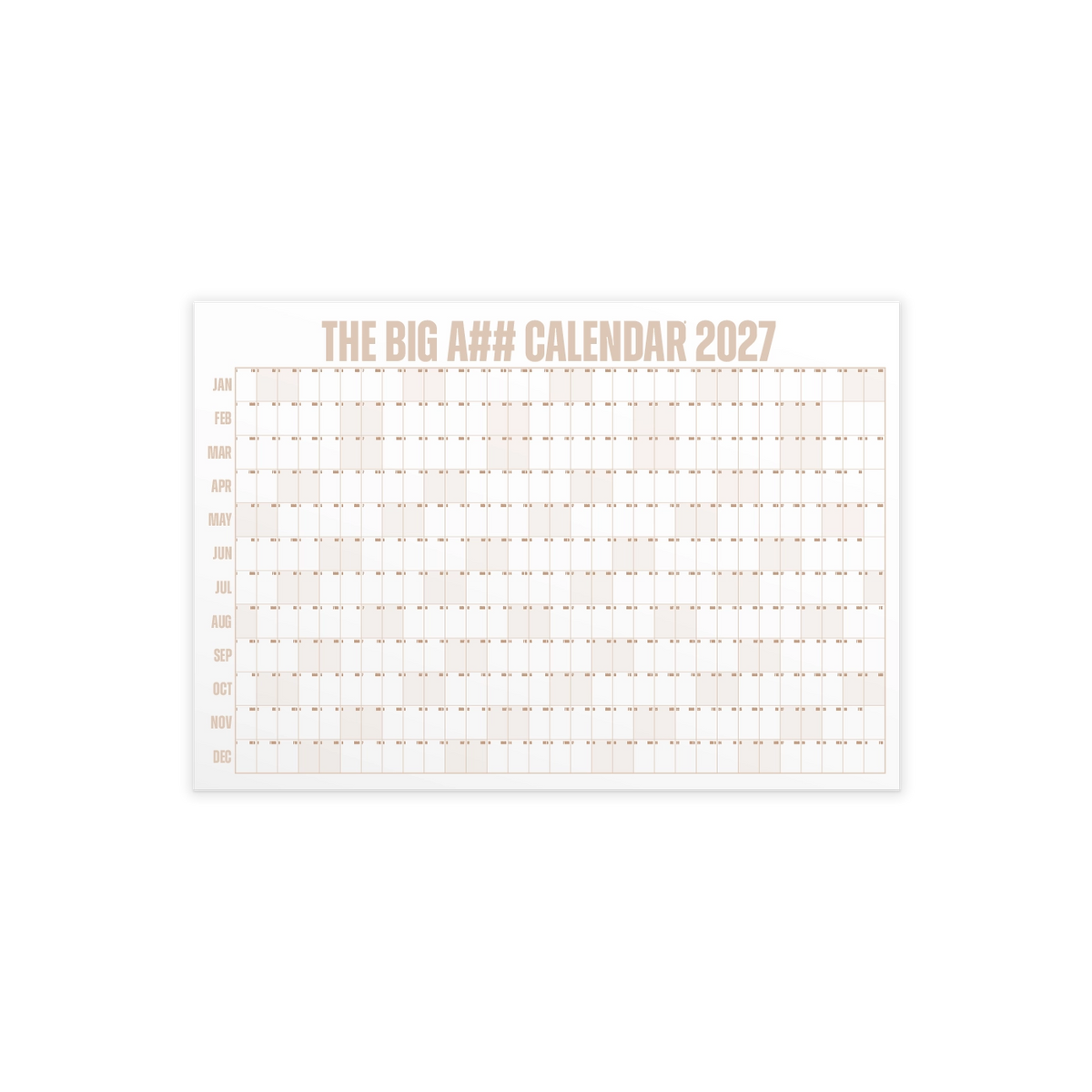 The Mini Big A## Calendar