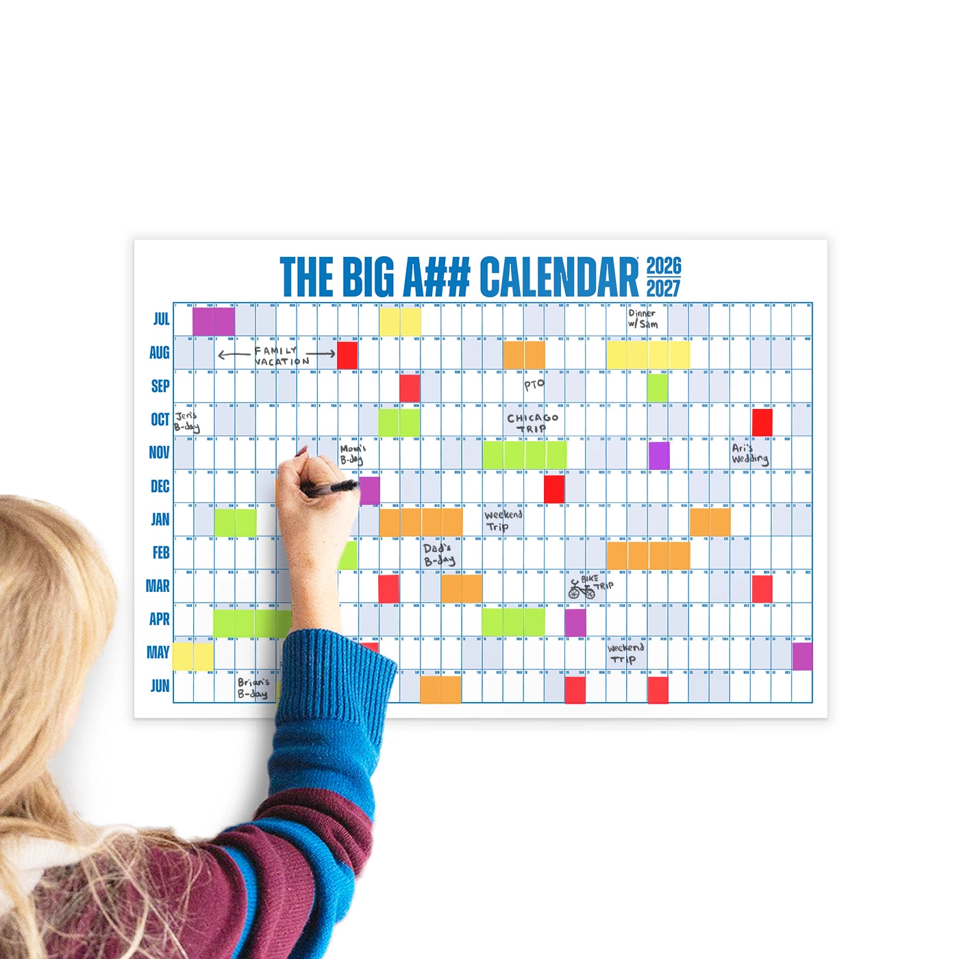 The Mini Big A## Calendar - Academic Year