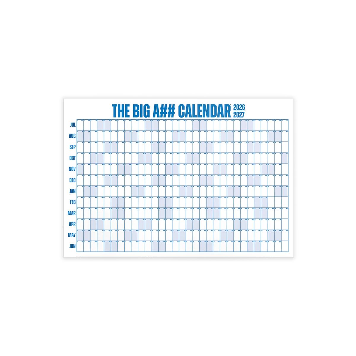 The Mini Big A## Calendar - Academic Year
