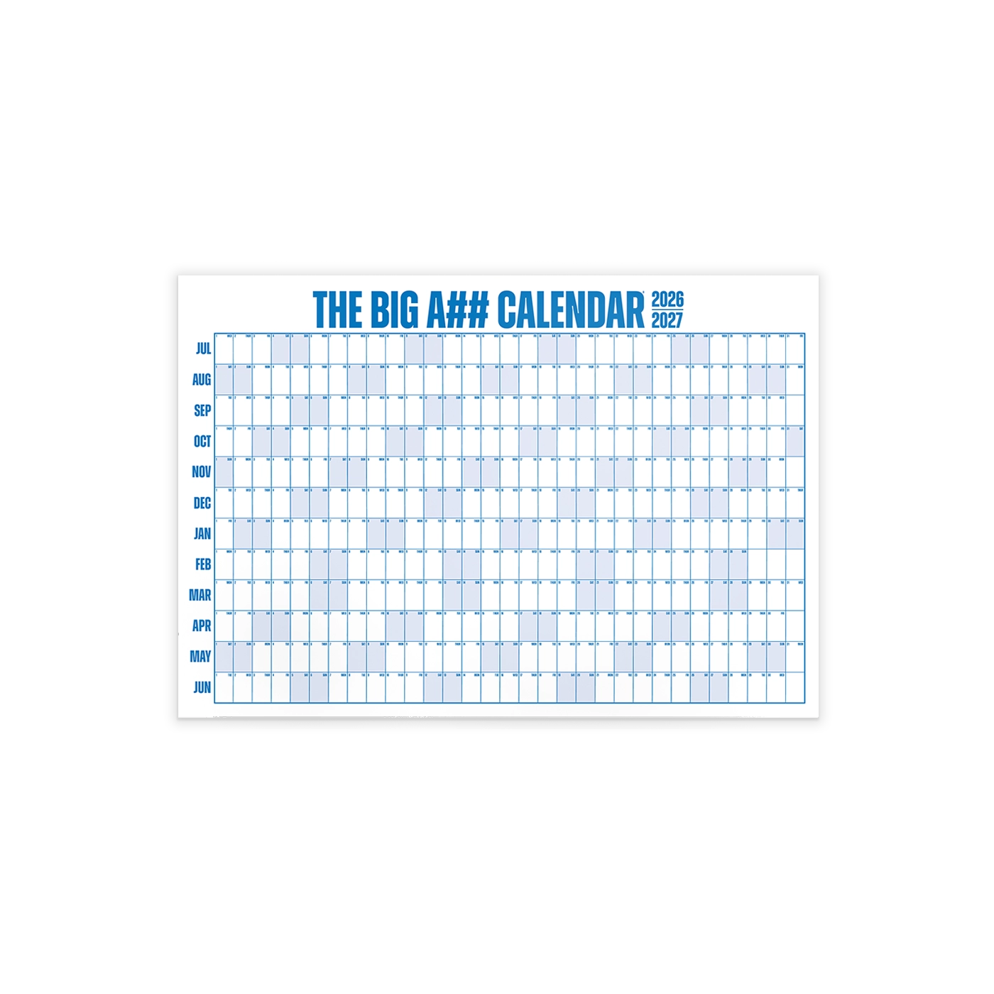 The Mini Big A## Calendar - Academic Year