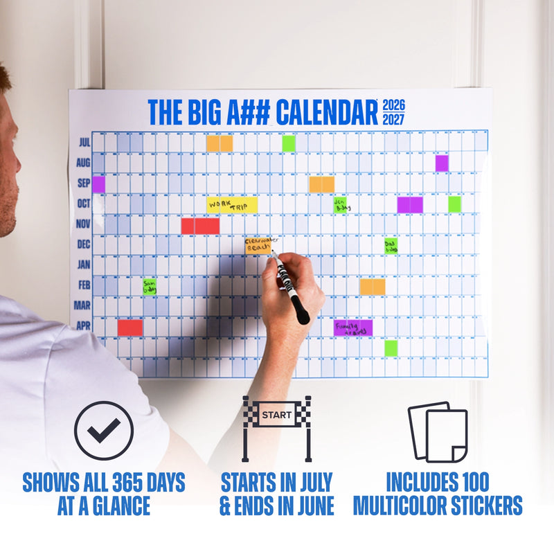 The Mini Big A## Calendar - Academic Year