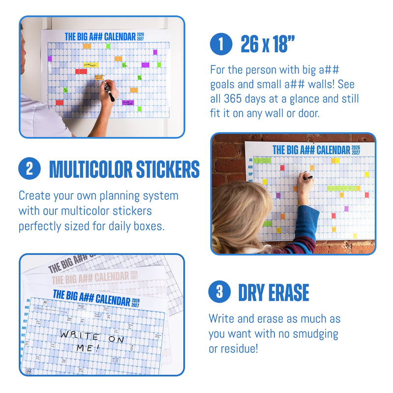 The Mini Big A## Calendar - Academic Year
