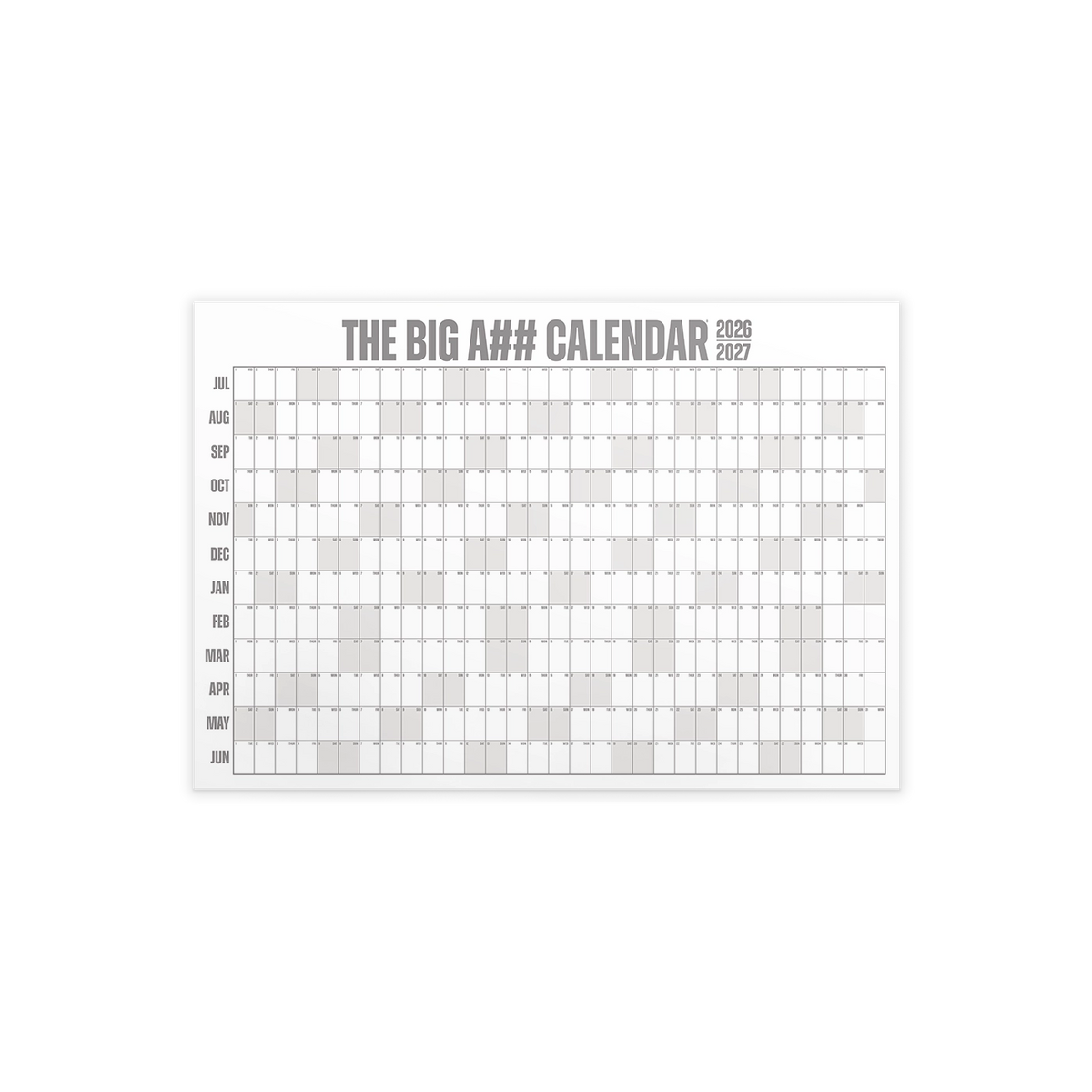 The Mini Big A## Calendar - Academic Year
