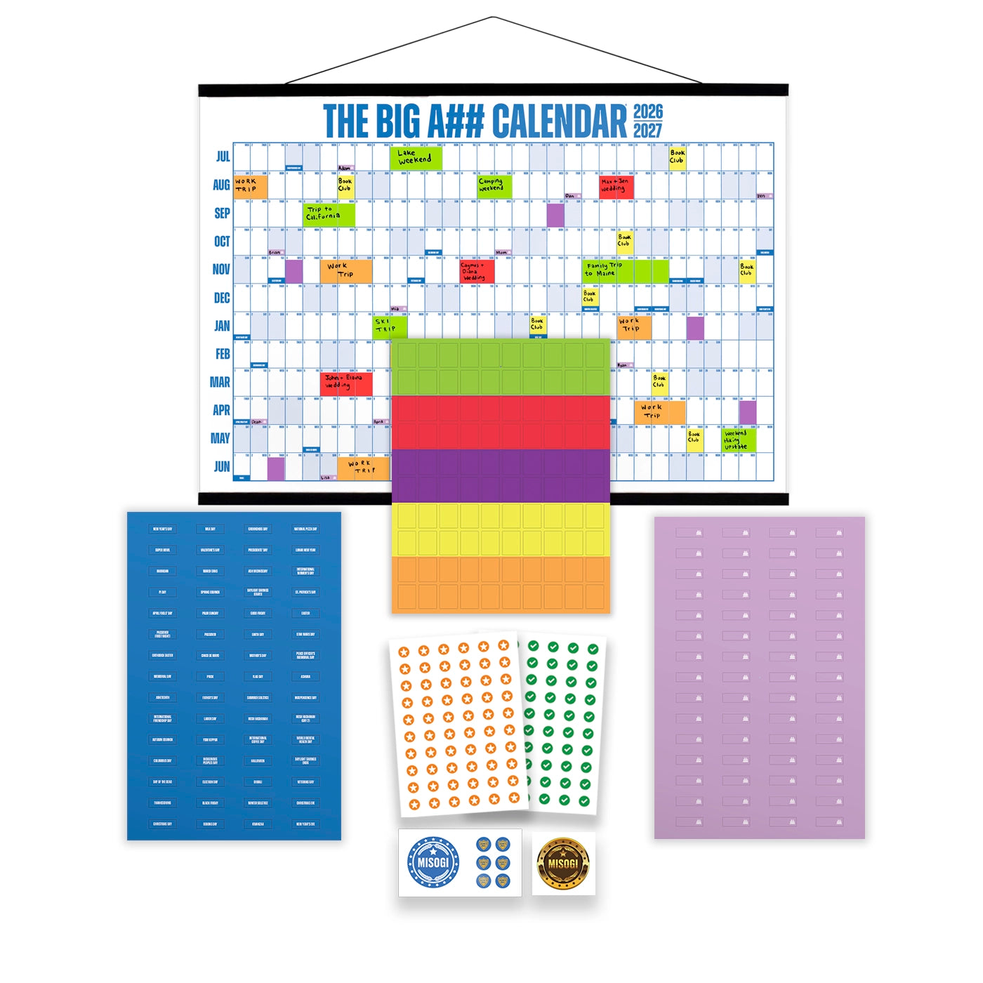 The Mini Big A## Calendar Deluxe Bundle - Academic Year