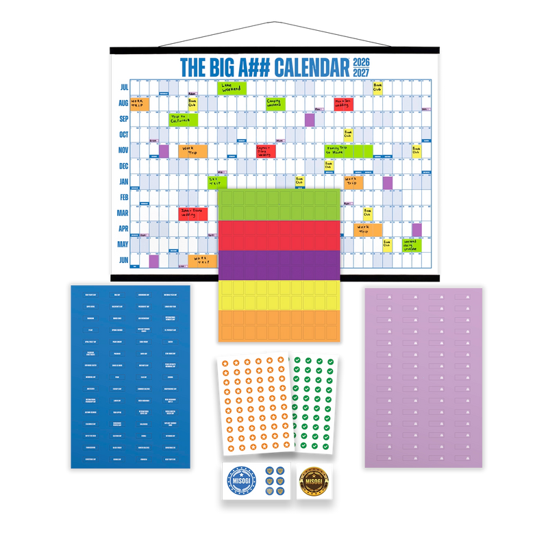 The Mini Big A## Calendar Deluxe Bundle - Academic Year