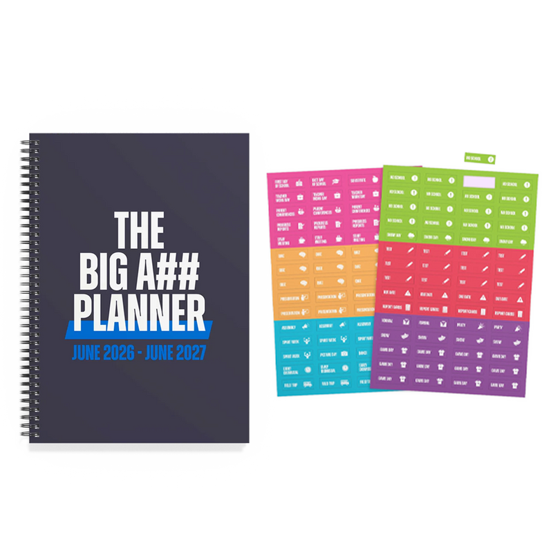 The Big A## Planner + Free Class Sticker Pack