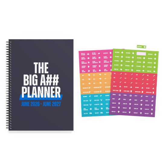 The Big A## Planner + Free Class Sticker Pack
