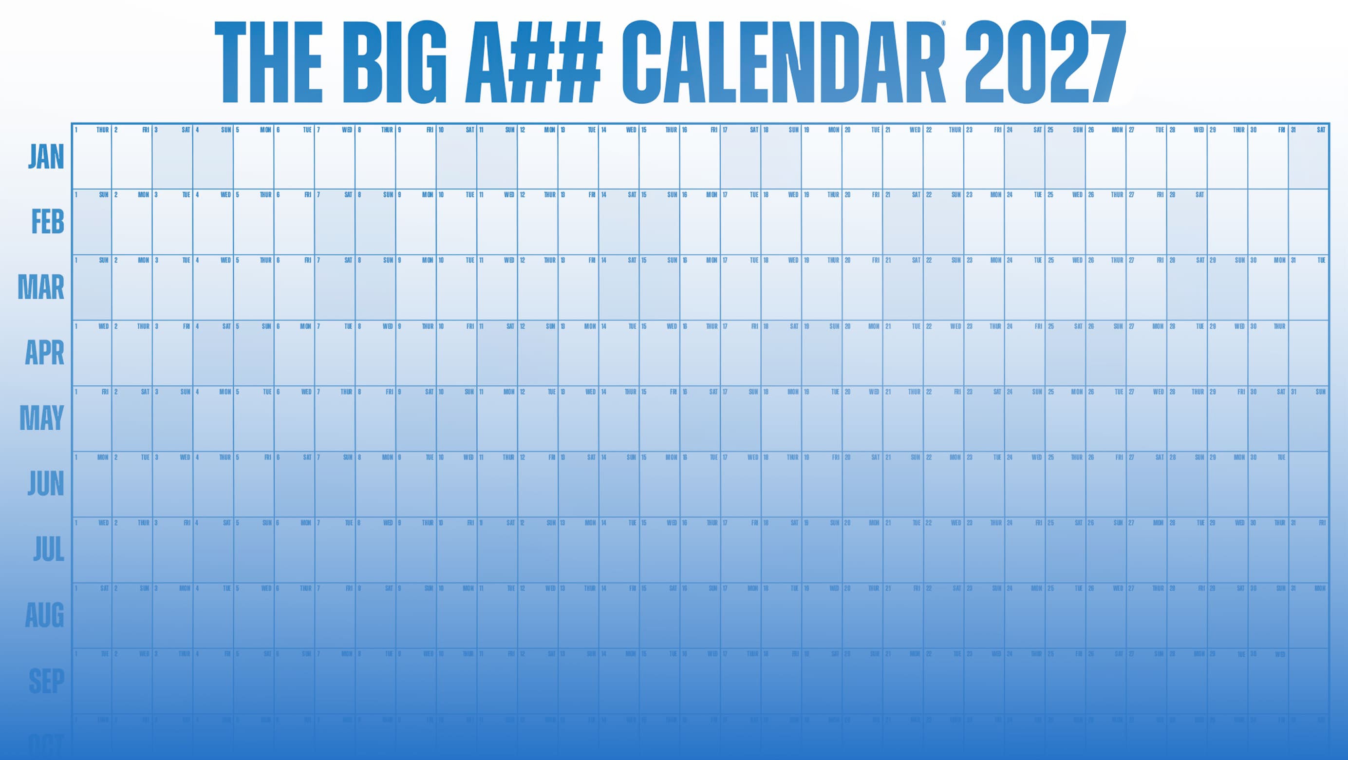 The Big Ass Calendar Company | Calendars, Planners, and More – The